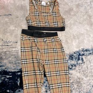 Burberry Sports bra and leggings